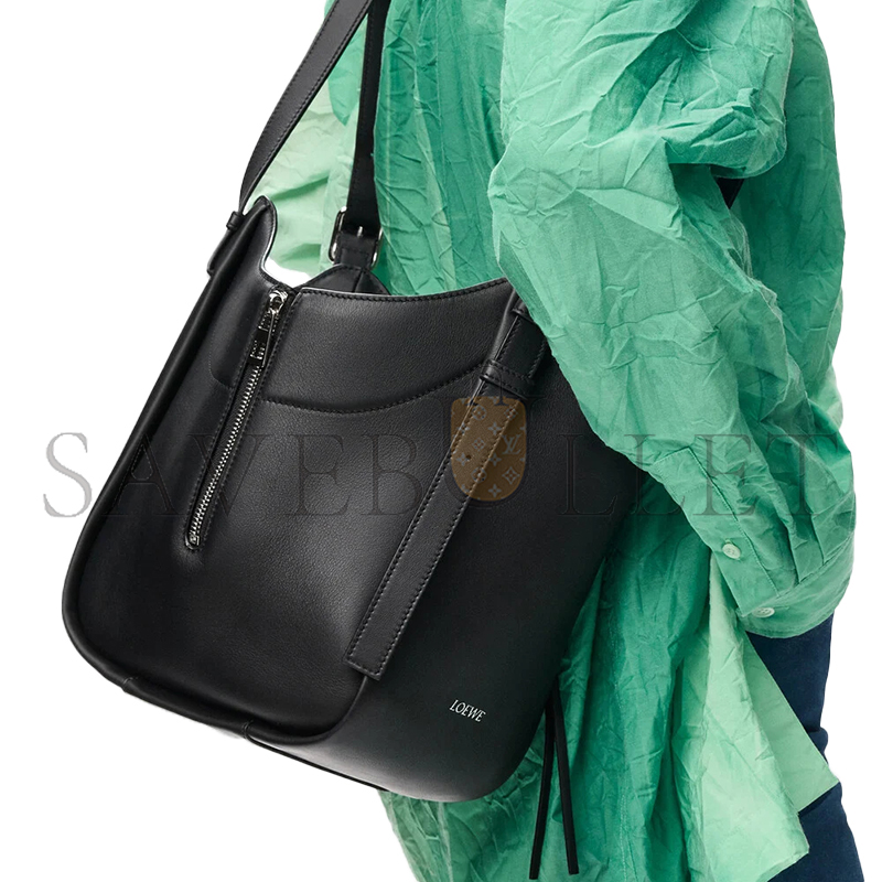 LOEWE HAMMOCK FLIP BAG IN CLASSIC CALFSKIN A538HHBX07 (22.5*21*15cm)